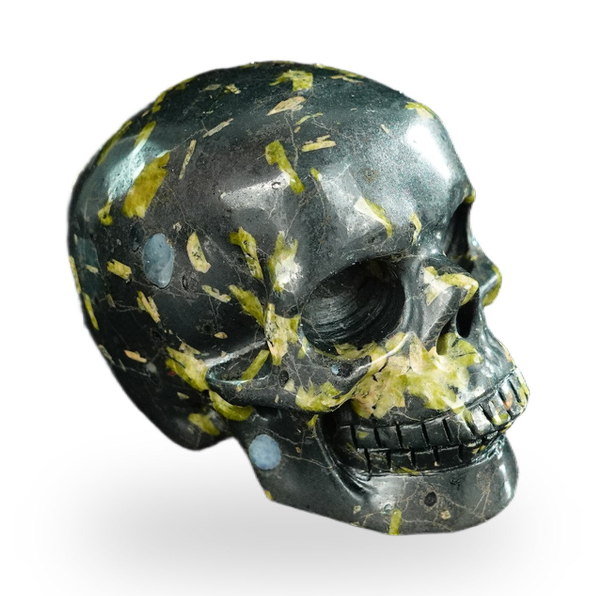 Plum Blossom Jade crystal skull 2.2" SKH20PB06 photo 3