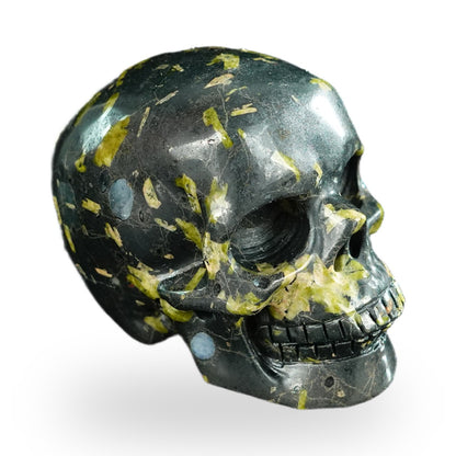 Plum Blossom Jade crystal skull 2.2" SKH20PB06 photo 3