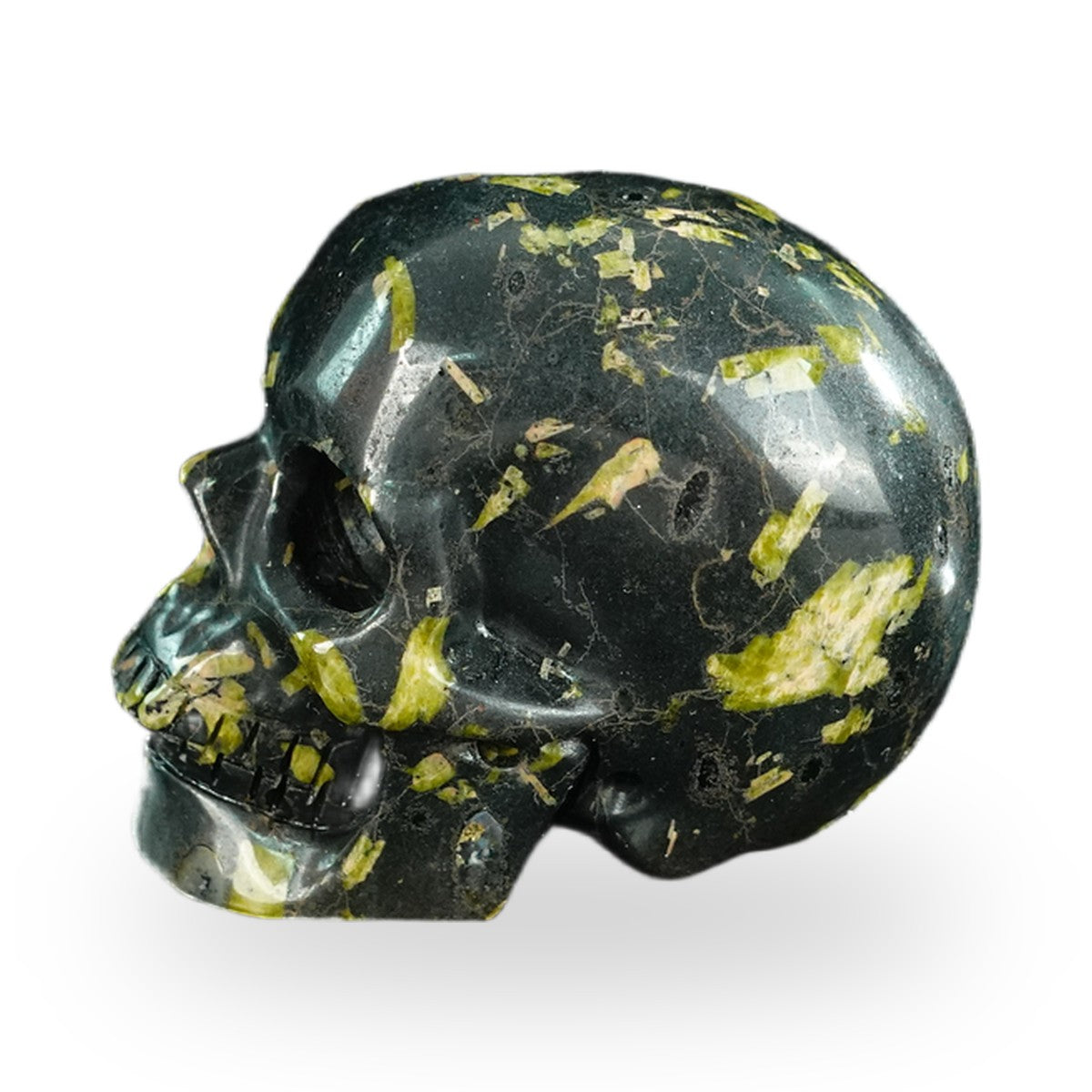 Plum Blossom Jade crystal skull 2.2" SKH20PB06 photo 6