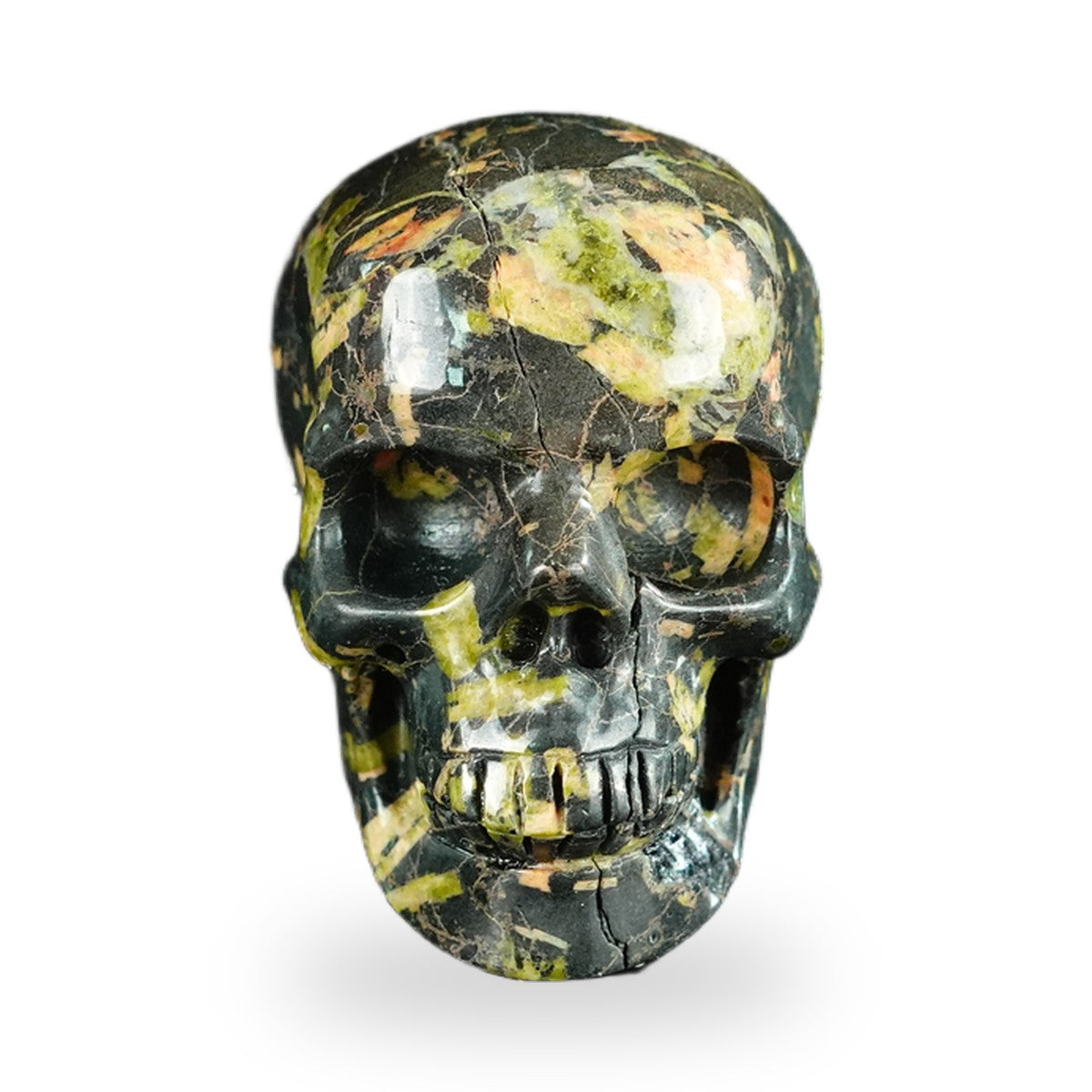 Plum Blossom Jade crystal skull 2.2" SKH20PB07 photo 1