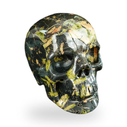 Plum Blossom Jade crystal skull 2.2" SKH20PB07 photo 2