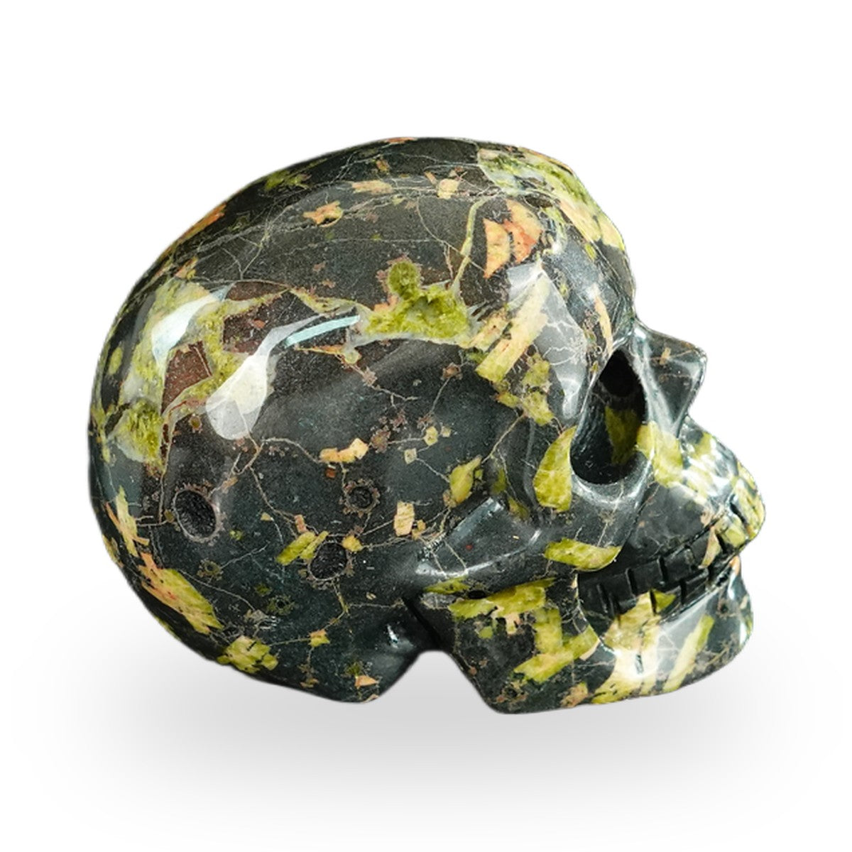 Plum Blossom Jade crystal skull 2.2" SKH20PB07 photo 4