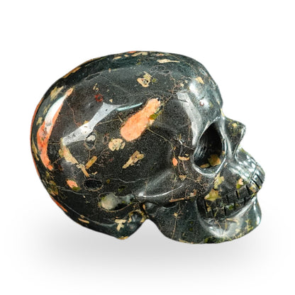 Plum Blossom Jade crystal skull 2.2" SKH20PB09 photo 4