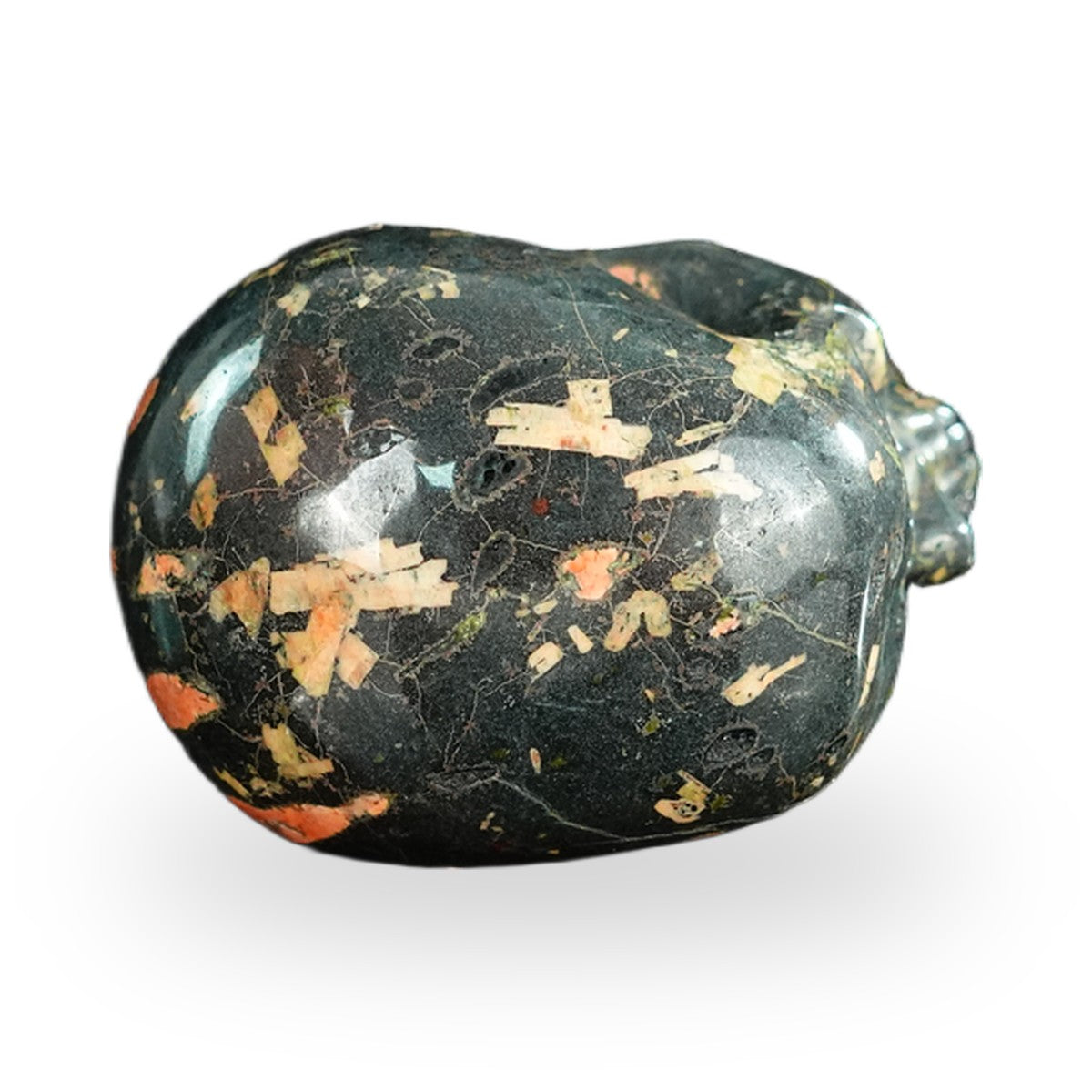 Plum Blossom Jade crystal skull 2.2" SKH20PB09 photo 7