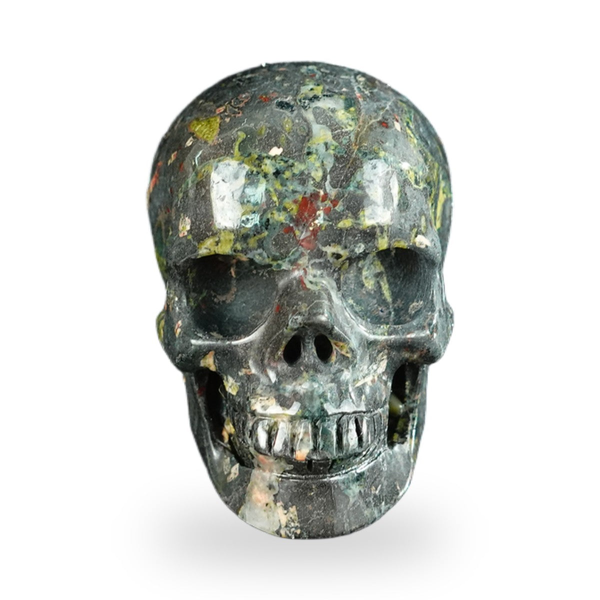 Plum Blossom Jade crystal skull 2.2" SKH20PB10 photo 1