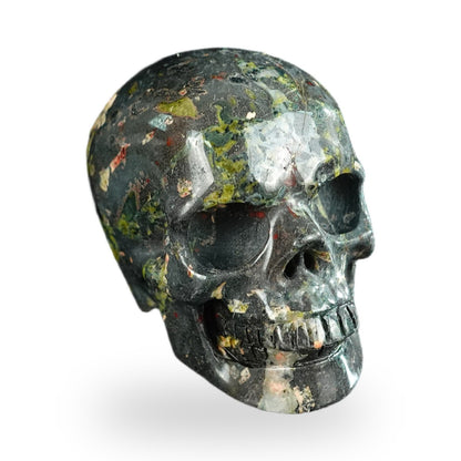 Plum Blossom Jade crystal skull 2.2" SKH20PB10 photo 2