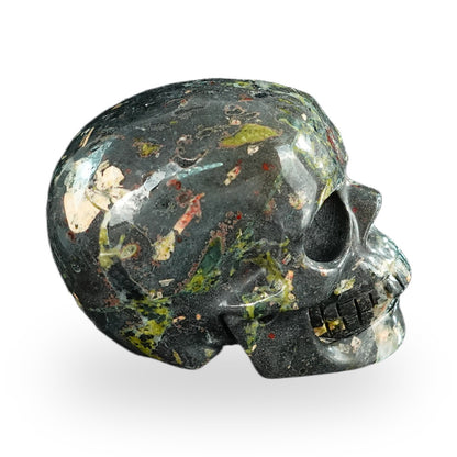 Plum Blossom Jade crystal skull 2.2" SKH20PB10 photo 4