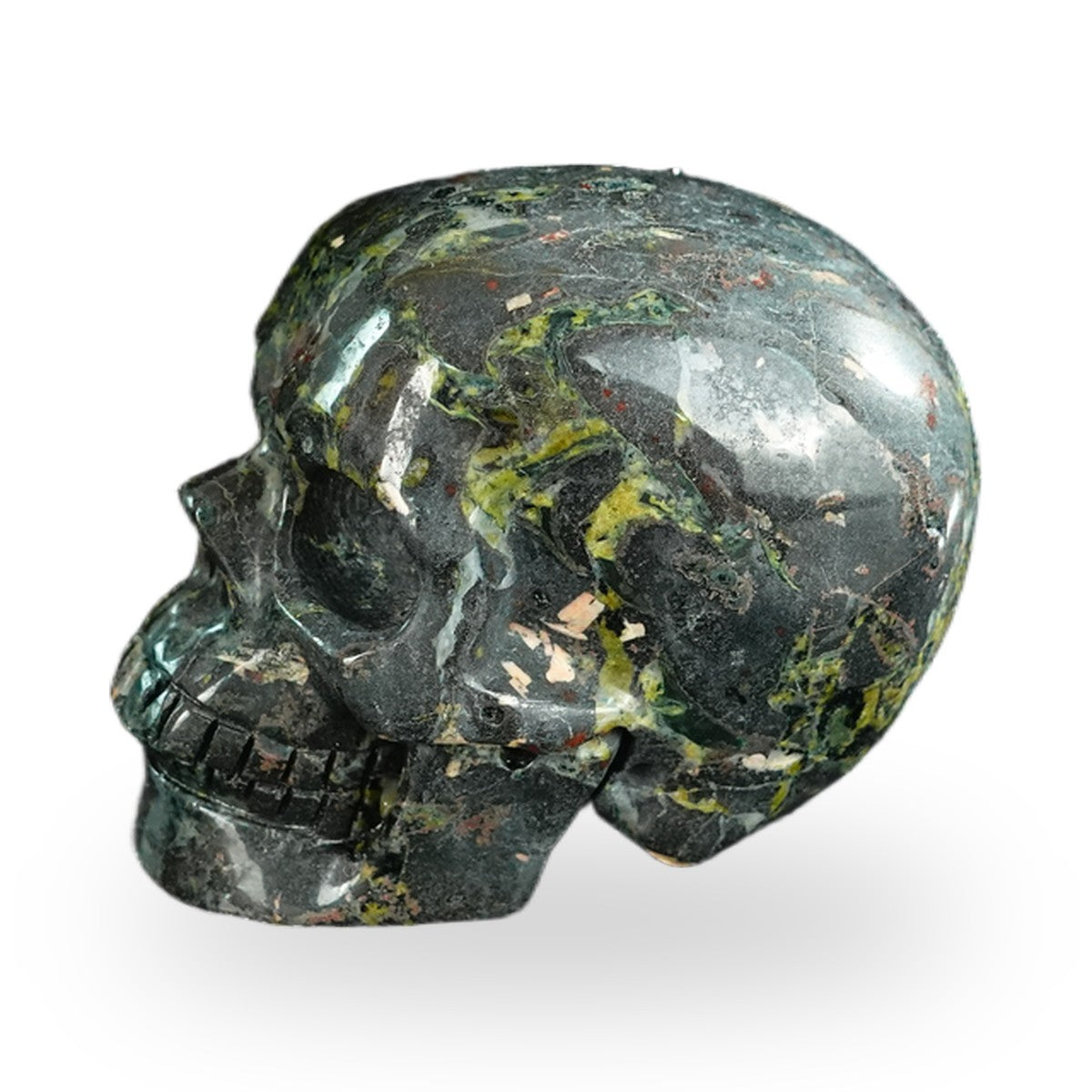 Plum Blossom Jade crystal skull 2.2" SKH20PB10 photo 5