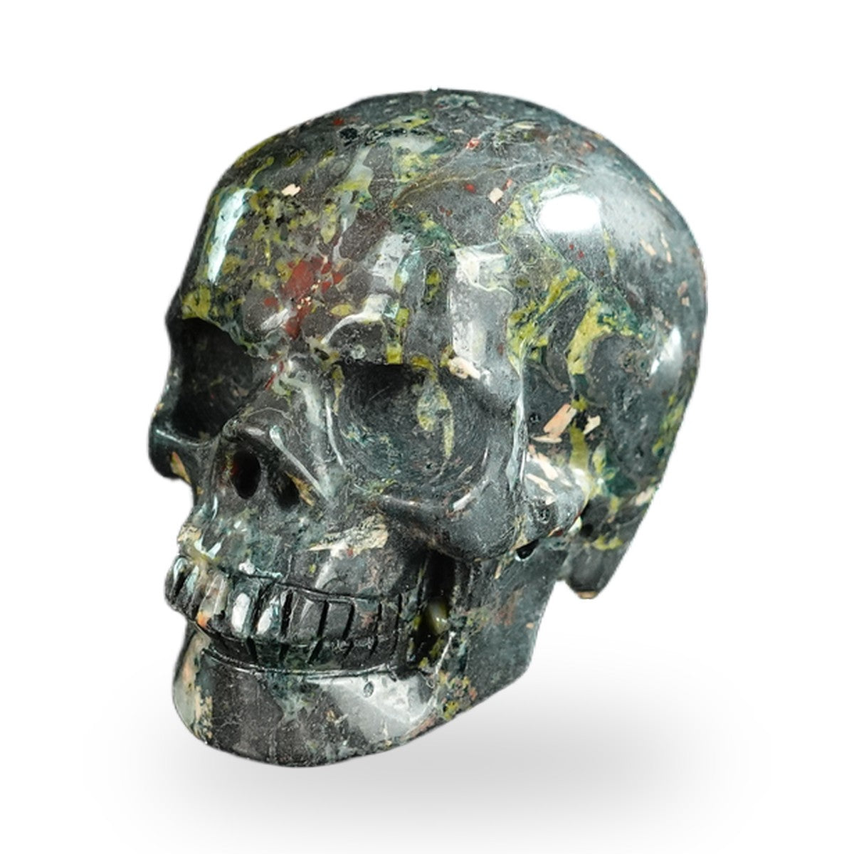 Plum Blossom Jade crystal skull 2.2" SKH20PB10 photo 6