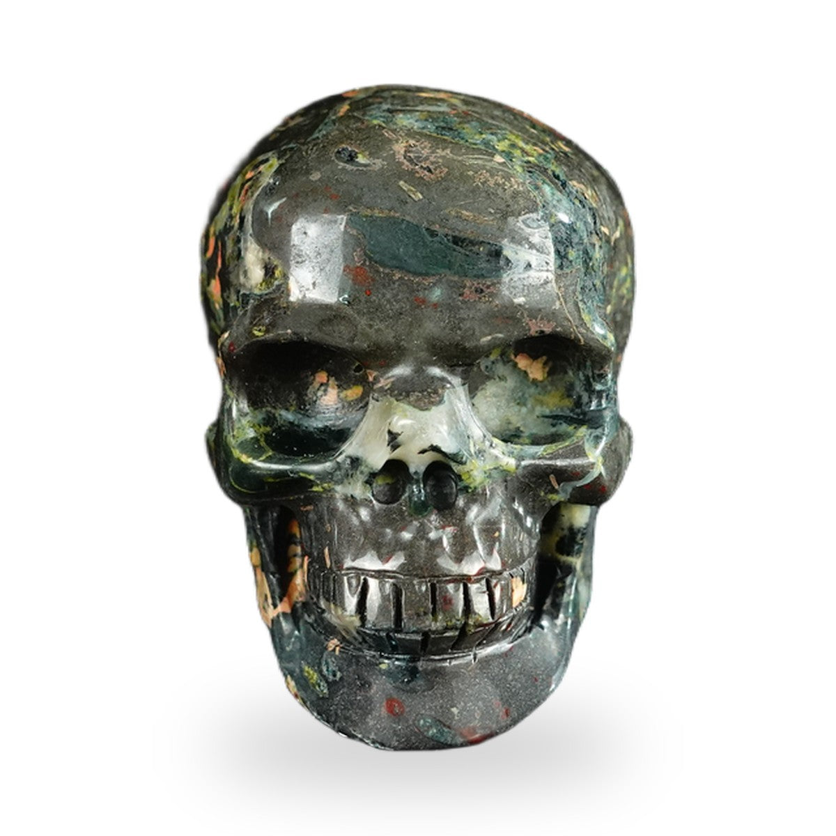 Plum Blossom Jade crystal skull 2.2" SKH20PB11 photo 1