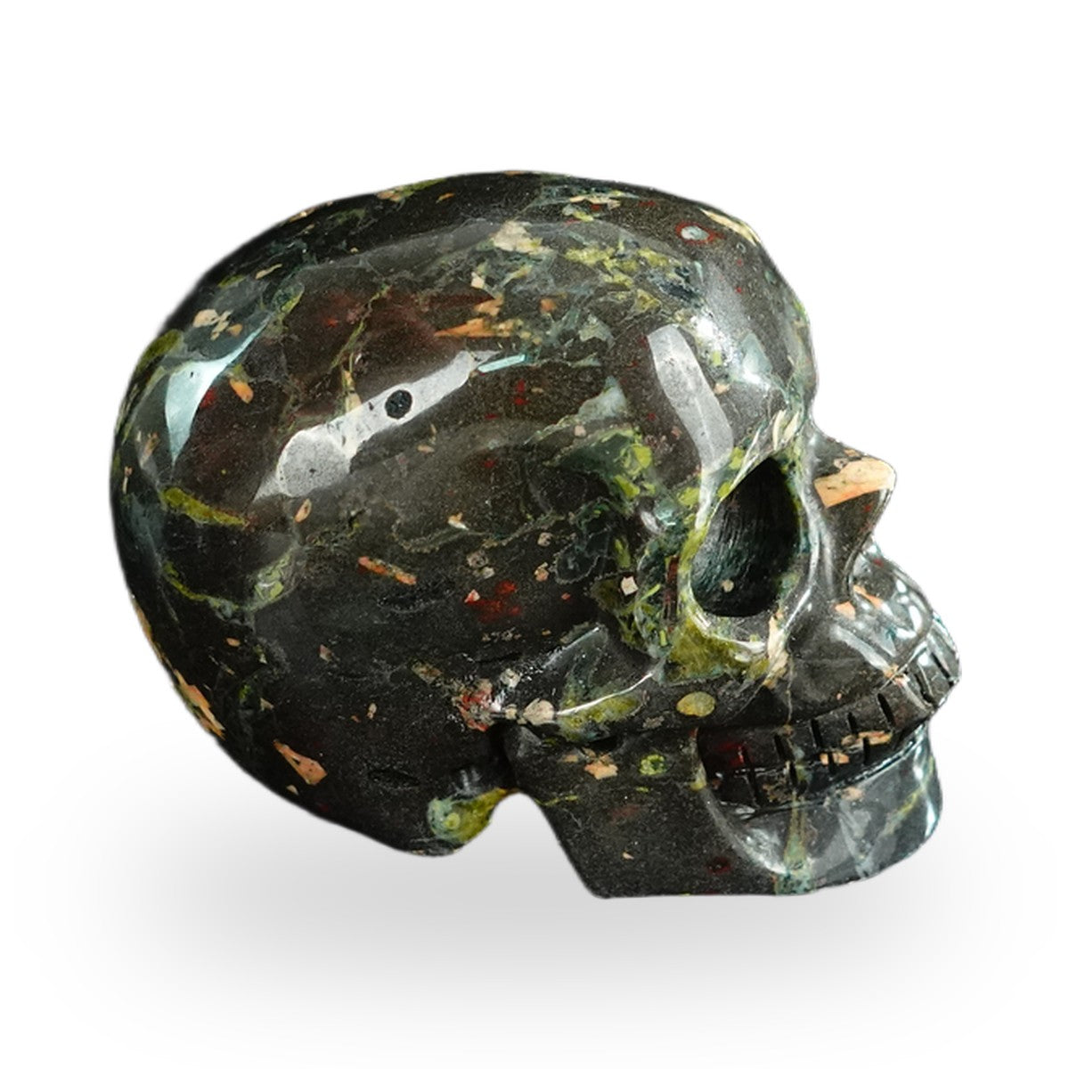 Plum Blossom Jade crystal skull 2.2" SKH20PB12 photo 3