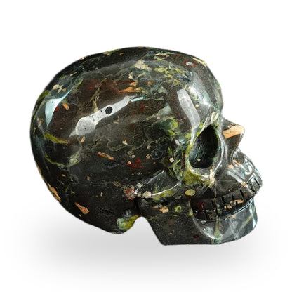 Plum Blossom Jade crystal skull 2.2" SKH20PB12 photo 3