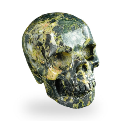Plum Blossom Jade crystal skull 2.2" SKH20PB13 photo 2