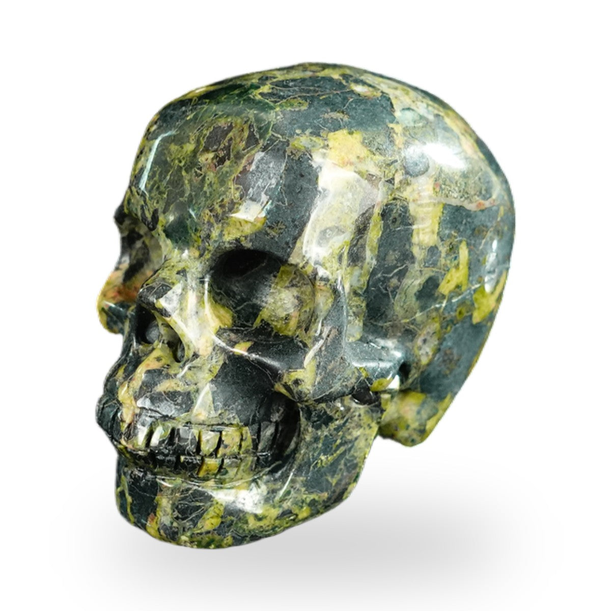 Plum Blossom Jade crystal skull 2.2" SKH20PB13 photo 6