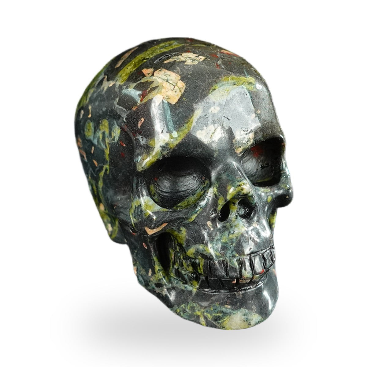 Plum Blossom Jade crystal skull 2.2" SKH20PB14 photo 3