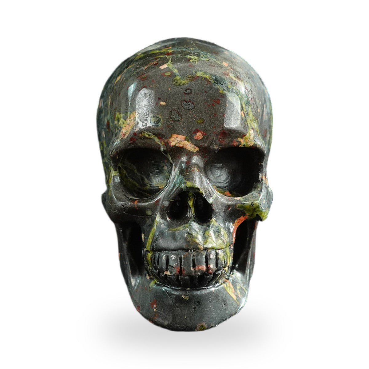 Plum Blossom Jade crystal skull 3" SKH30PB02 photo 1