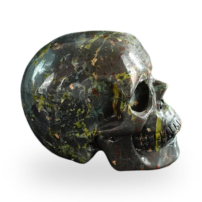 Plum Blossom Jade crystal skull 3" SKH30PB02 photo 4