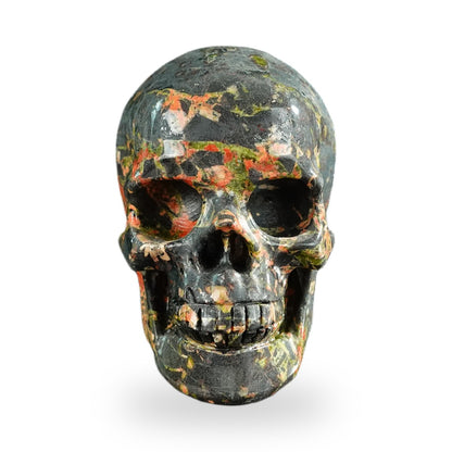 Plum Blossom Jade crystal skull 3" SKH30PB03 photo 1