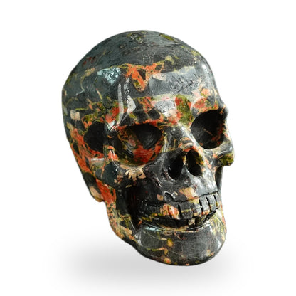 Plum Blossom Jade crystal skull 3" SKH30PB03 photo 2