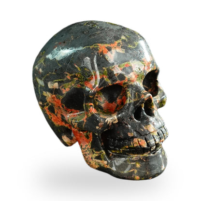 Plum Blossom Jade crystal skull 3" SKH30PB03 photo 3