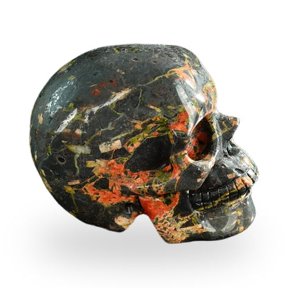 Plum Blossom Jade crystal skull 3" SKH30PB03 photo 4
