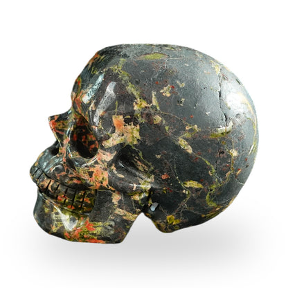 Plum Blossom Jade crystal skull 3" SKH30PB03 photo 5