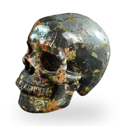 Plum Blossom Jade crystal skull 3" SKH30PB03 photo 6
