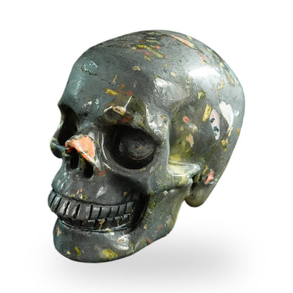 Plum Blossom Jade crystal skull 3" SKH30PB04 photo 6