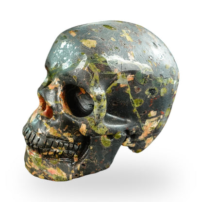 Plum Blossom Jade crystal skull 3" SKH30PB05 photo 6