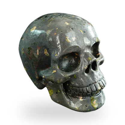 Plum Blossom Jade crystal skull 3" SKH30PB06 photo 3