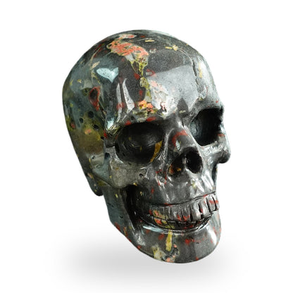 Plum Blossom Jade crystal skull 3" SKH30PB07 photo 2