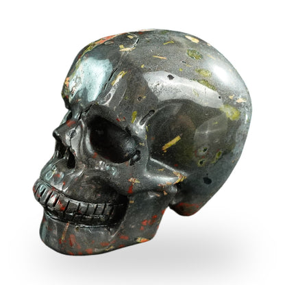 Plum Blossom Jade crystal skull 3" SKH30PB07 photo 7