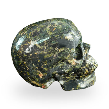 Plum Blossom Jade crystal skull 4.5" SKH45PB01 view 4