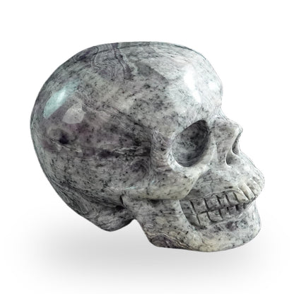 Purple Malachite crystal skull 3" SKH30PM01 view 3