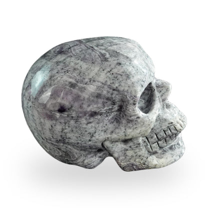 Purple Malachite crystal skull 3" SKH30PM01 view 4