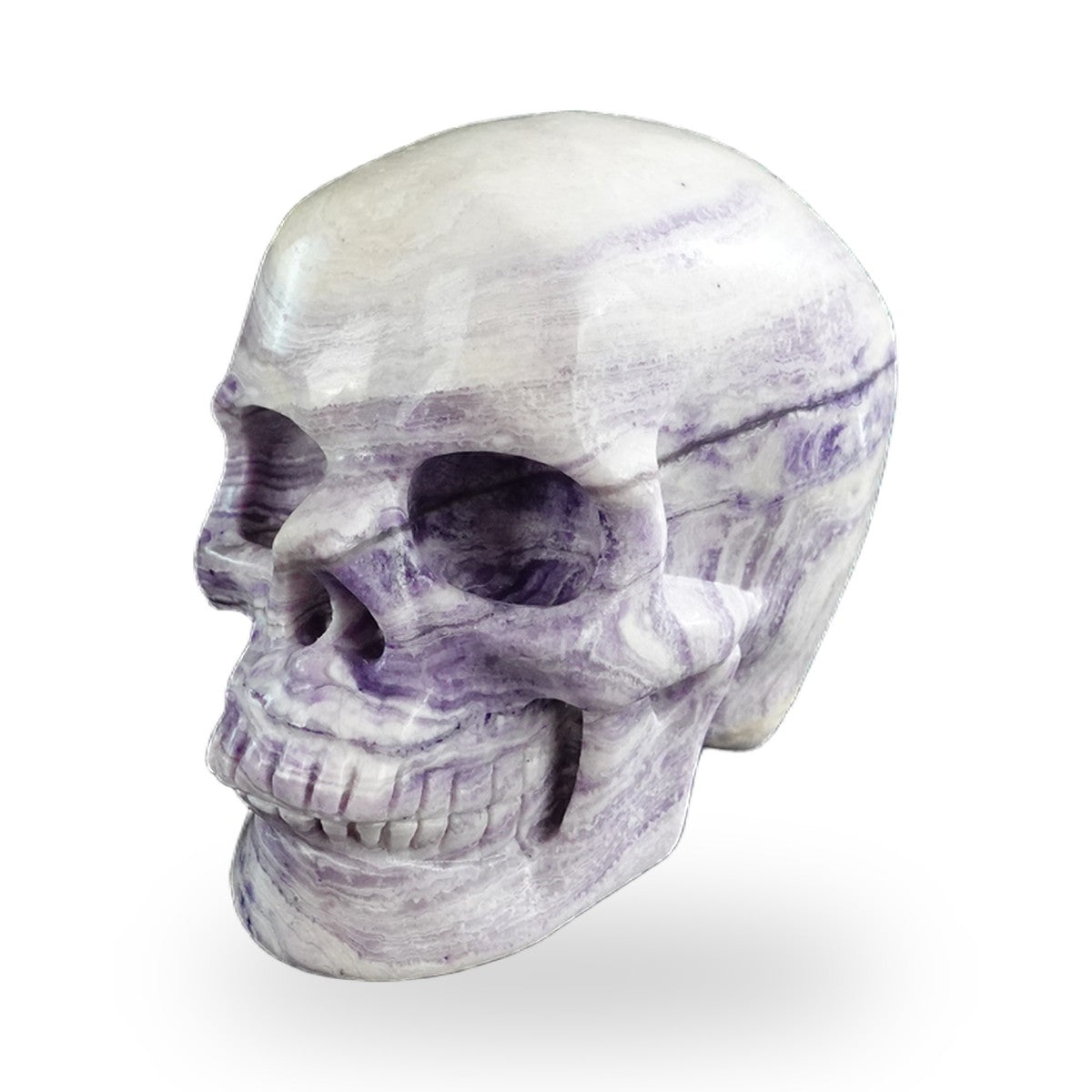 Purple Malachite crystal skull 3" SKH30PM02 photo 8
