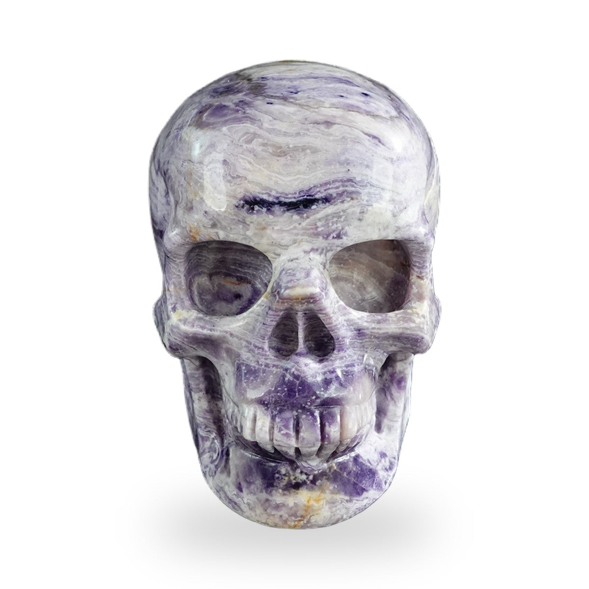 Purple Malachite crystal skull 3" SKH30PM03 photo 1