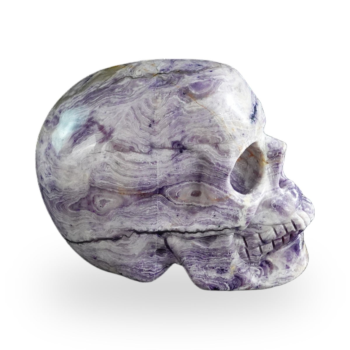 Purple Malachite crystal skull 3" SKH30PM03 photo 4
