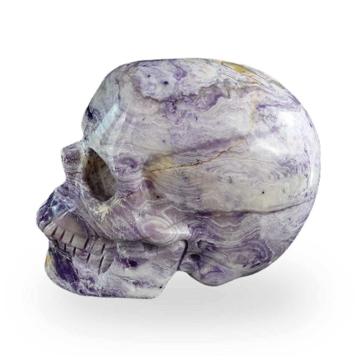 Purple Malachite crystal skull 3" SKH30PM03 photo 5