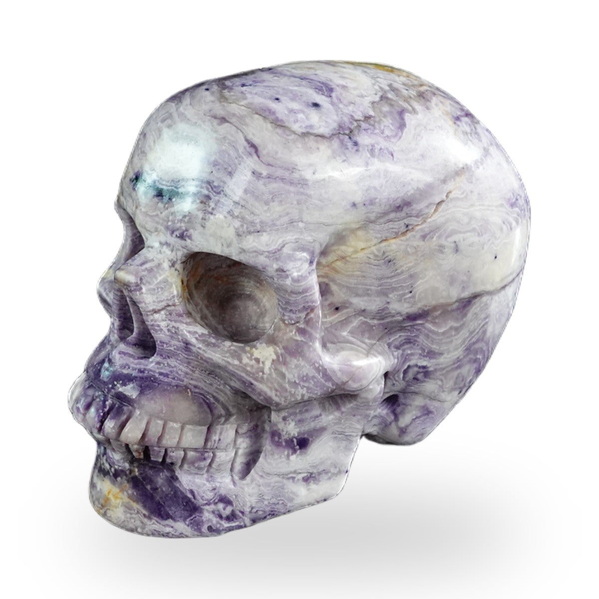 Purple Malachite crystal skull 3" SKH30PM03 photo 6