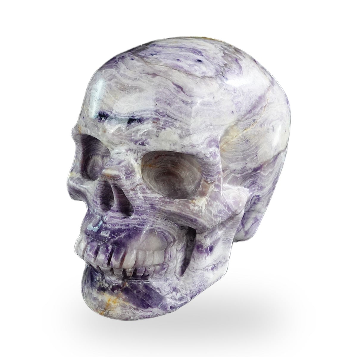Purple Malachite crystal skull 3" SKH30PM03 photo 7