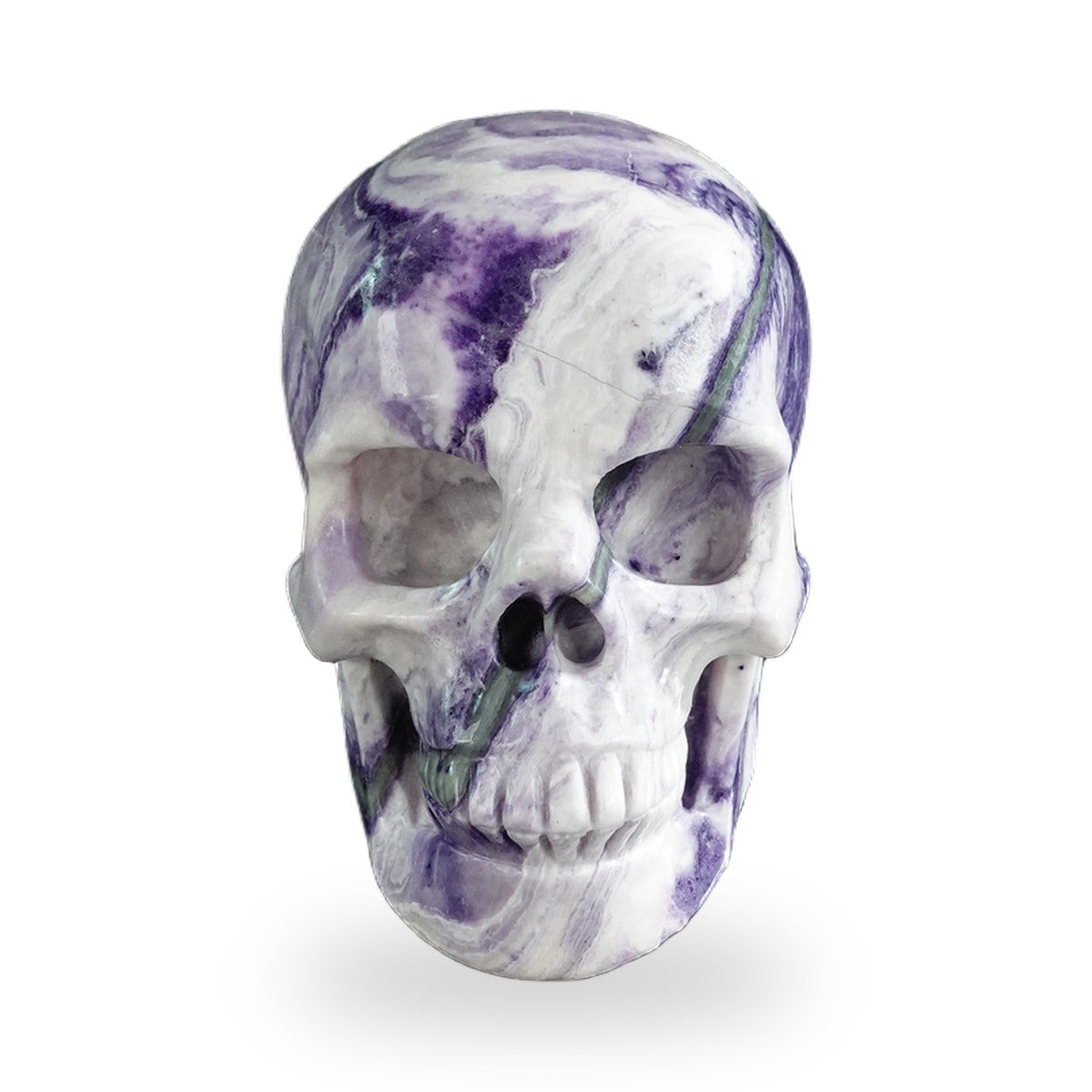 Purple Malachite crystal skull 3" SKH30PM04 photo 1