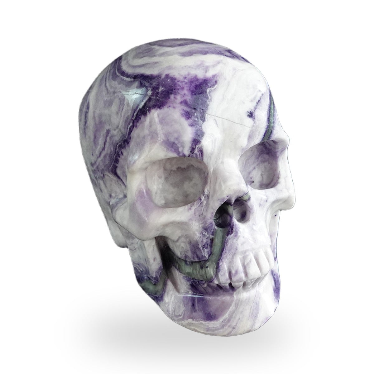 Purple Malachite crystal skull 3" SKH30PM04 photo 2
