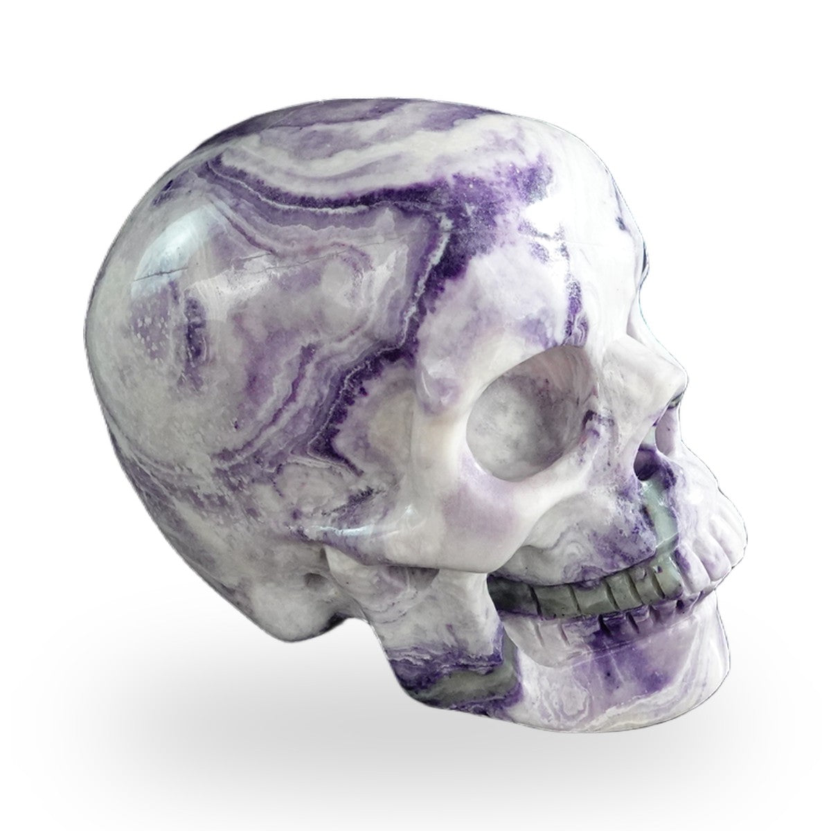 Purple Malachite crystal skull 3" SKH30PM04 photo 4