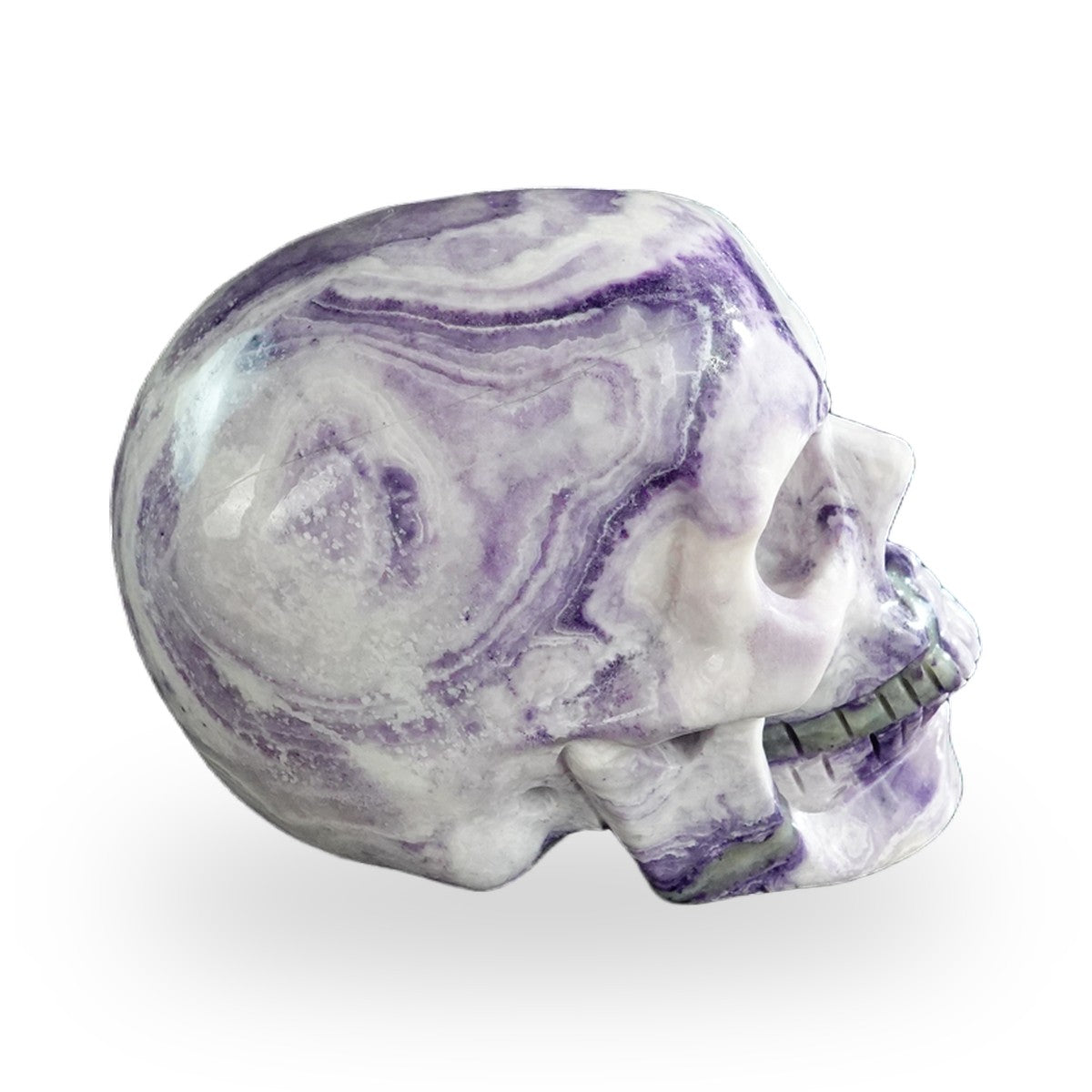 Purple Malachite crystal skull 3" SKH30PM04 photo 5