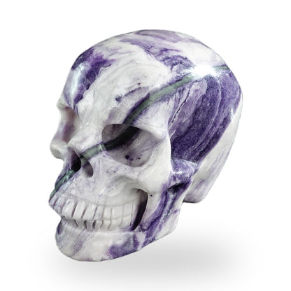 Purple Malachite crystal skull 3" SKH30PM04 photo 8