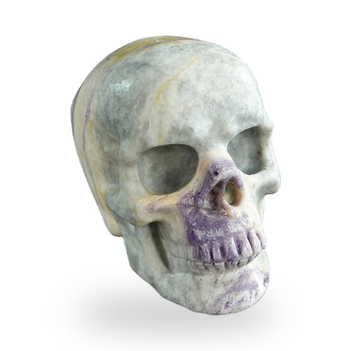 Purple Malachite crystal skull 3" SKH30PM05 photo 2