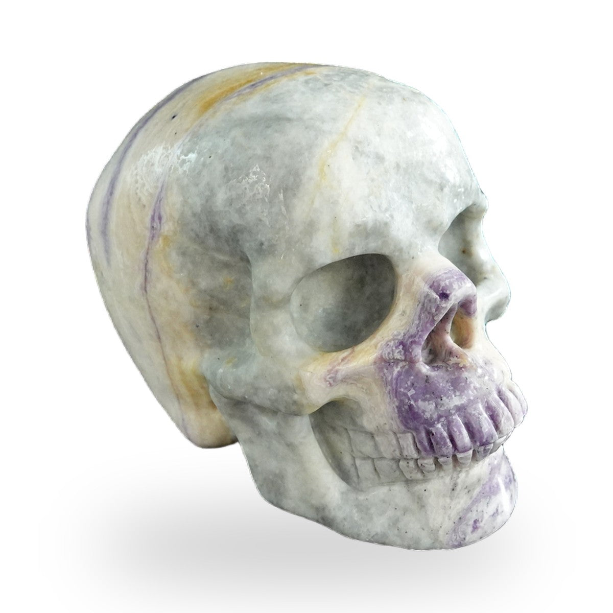 Purple Malachite crystal skull 3" SKH30PM05 photo 3