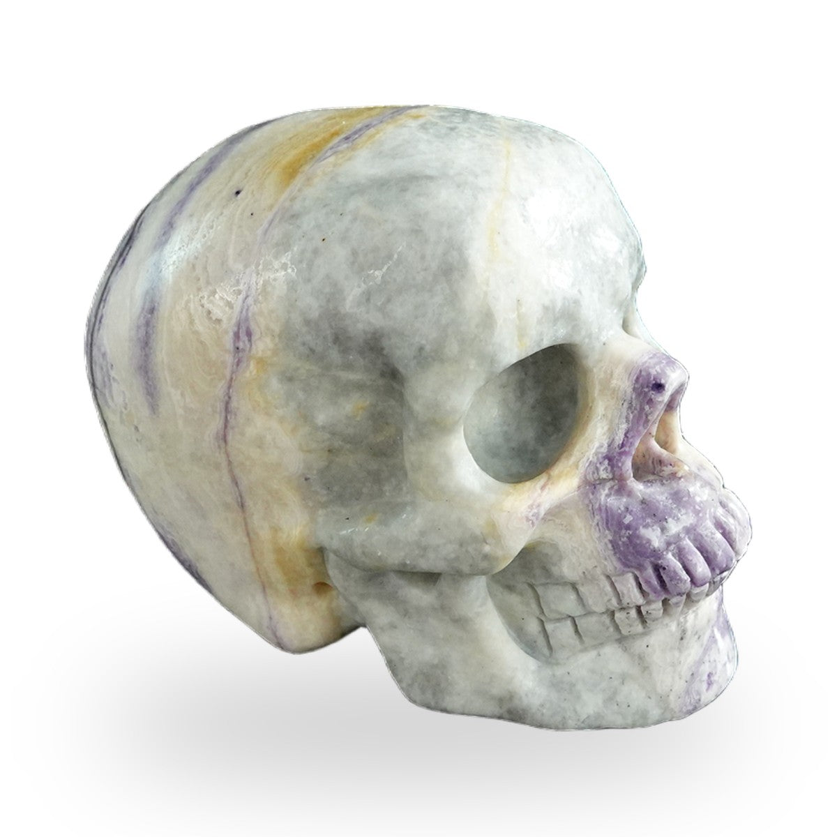 Purple Malachite crystal skull 3" SKH30PM05 photo 4