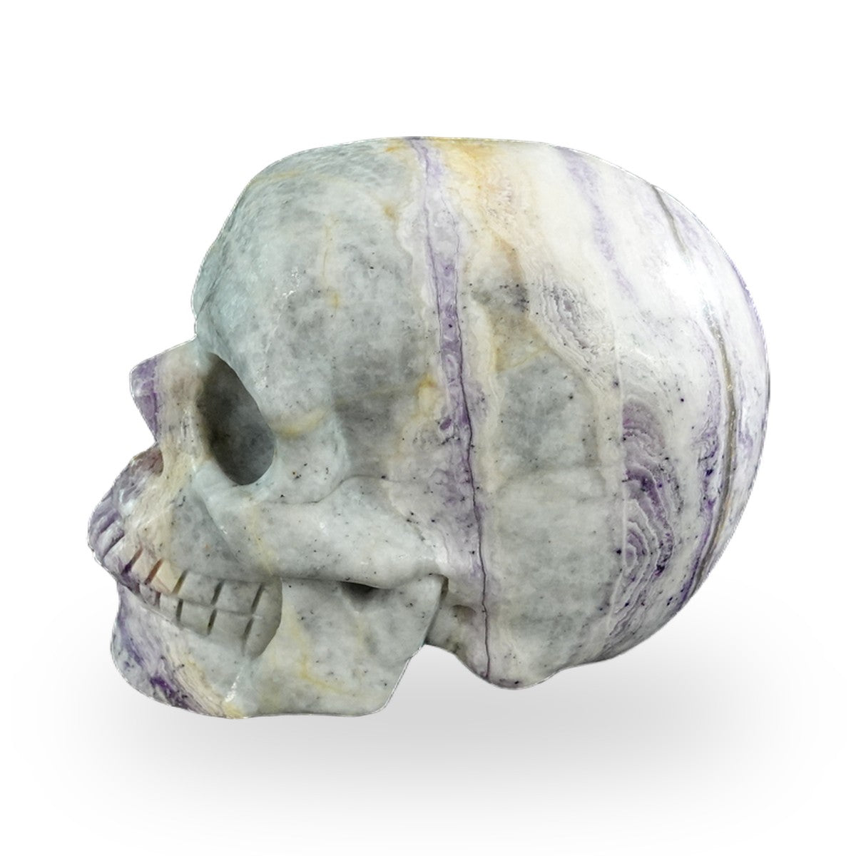 Purple Malachite crystal skull 3" SKH30PM05 photo 6